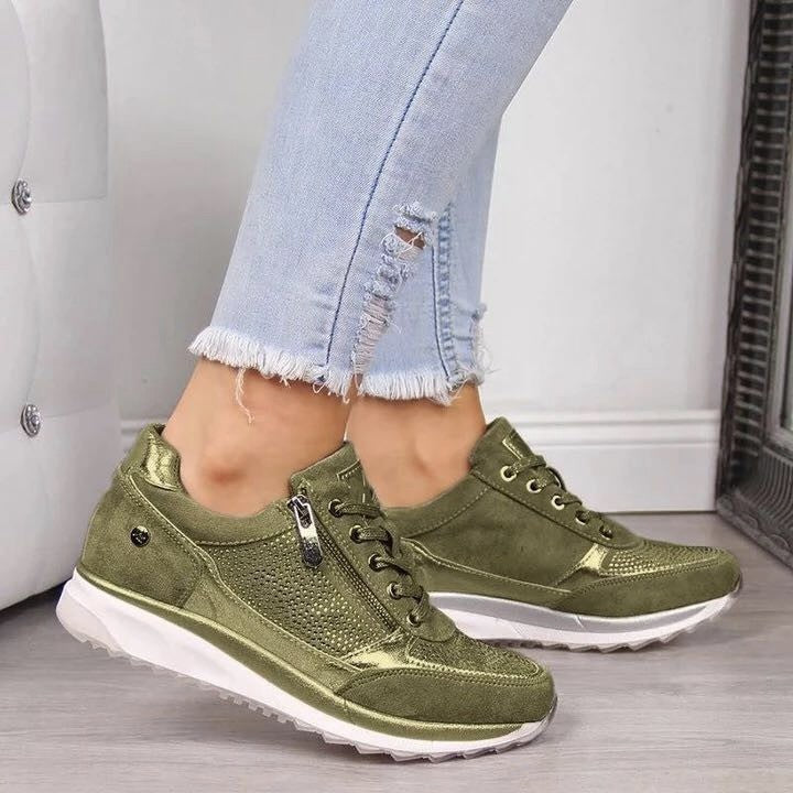 Ginevra - Orthopedic Sneakers with Zipper