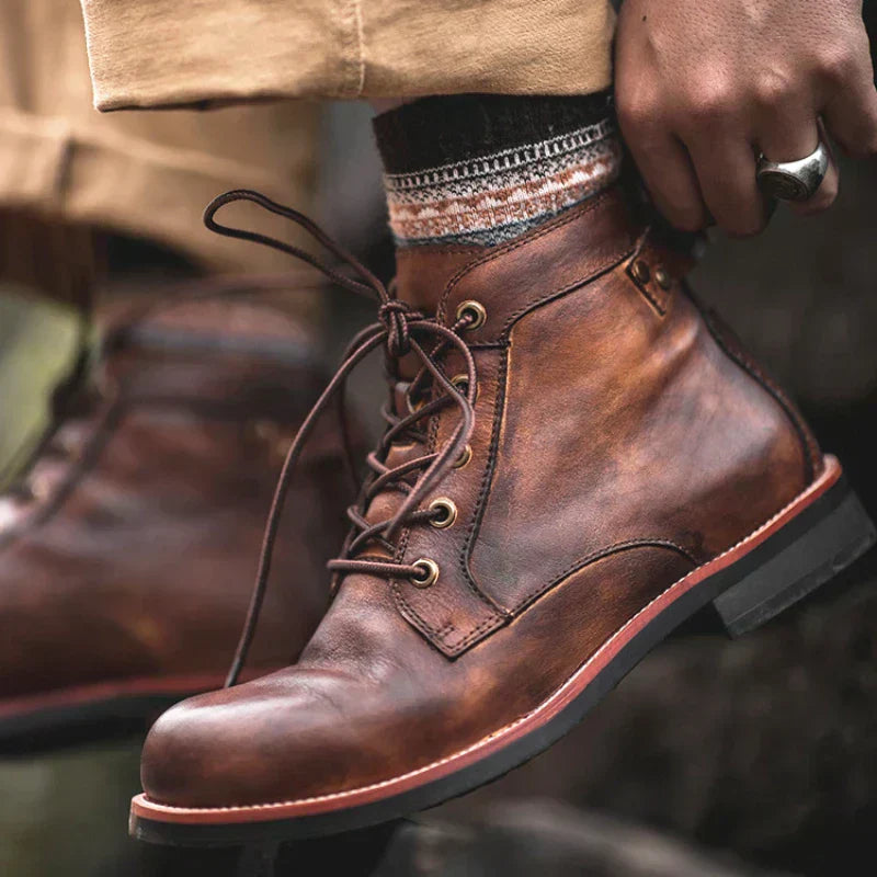 Liam™ | Leather High Boots for Men