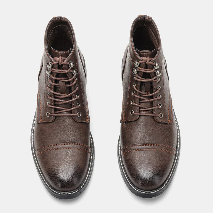 Stefan | Vintage Derby Style Leather Boots