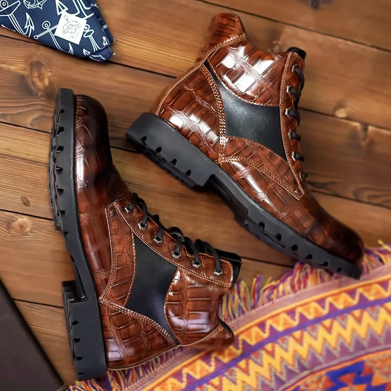 Damian | Chelsea Boots from Crocodile Leather