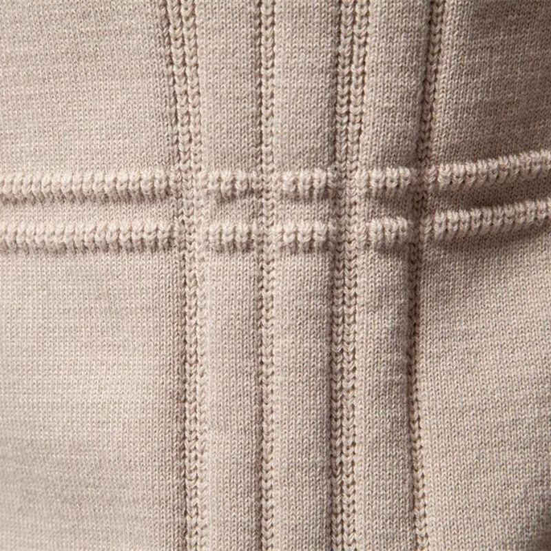 Kursava™ | Men's Sweater With Checkered Design